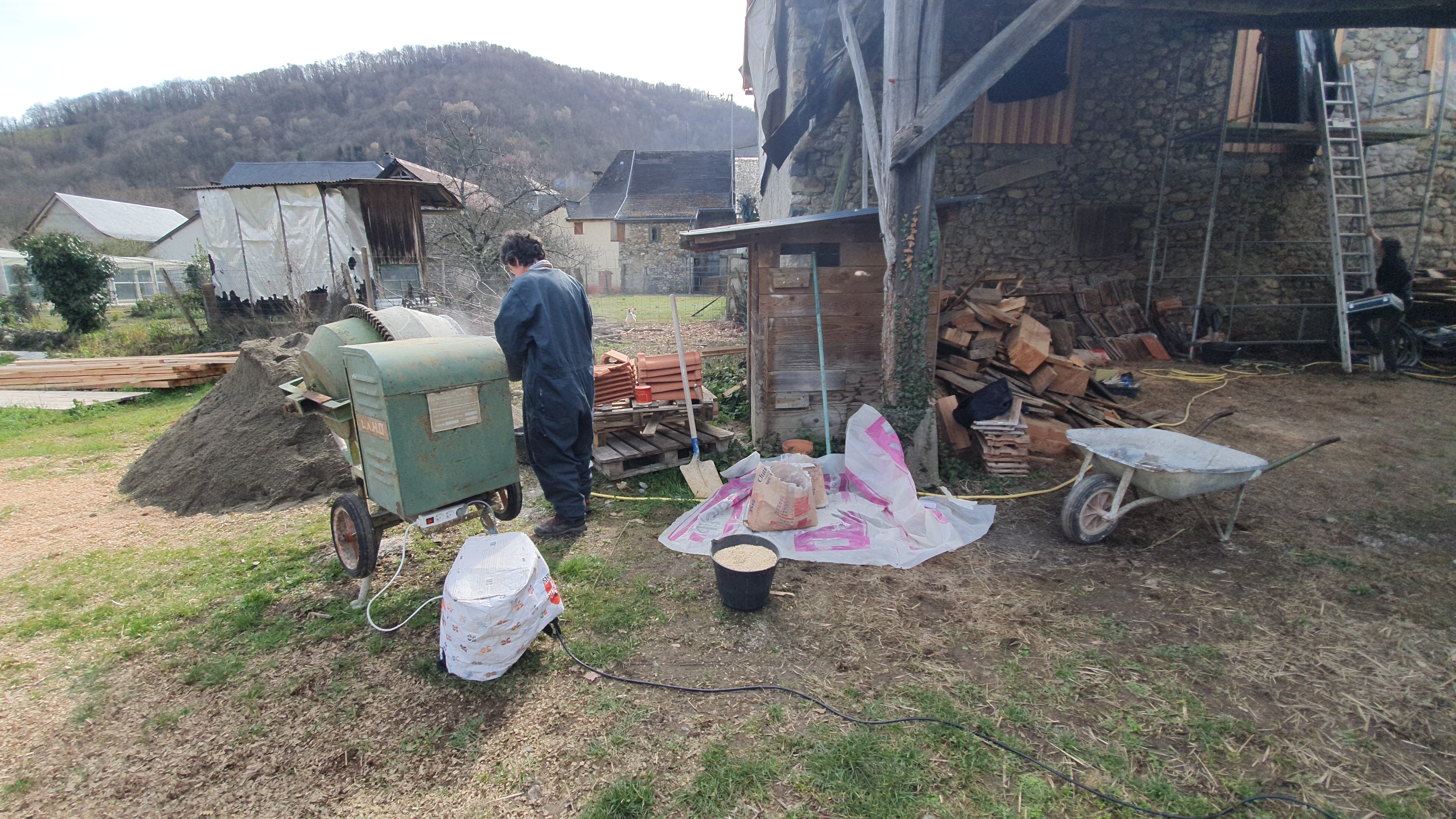 Enduit fibre d’orge pour l’intérieur des murs